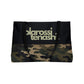 Black and Dark Green Camo - XL Weekender Tote Bag