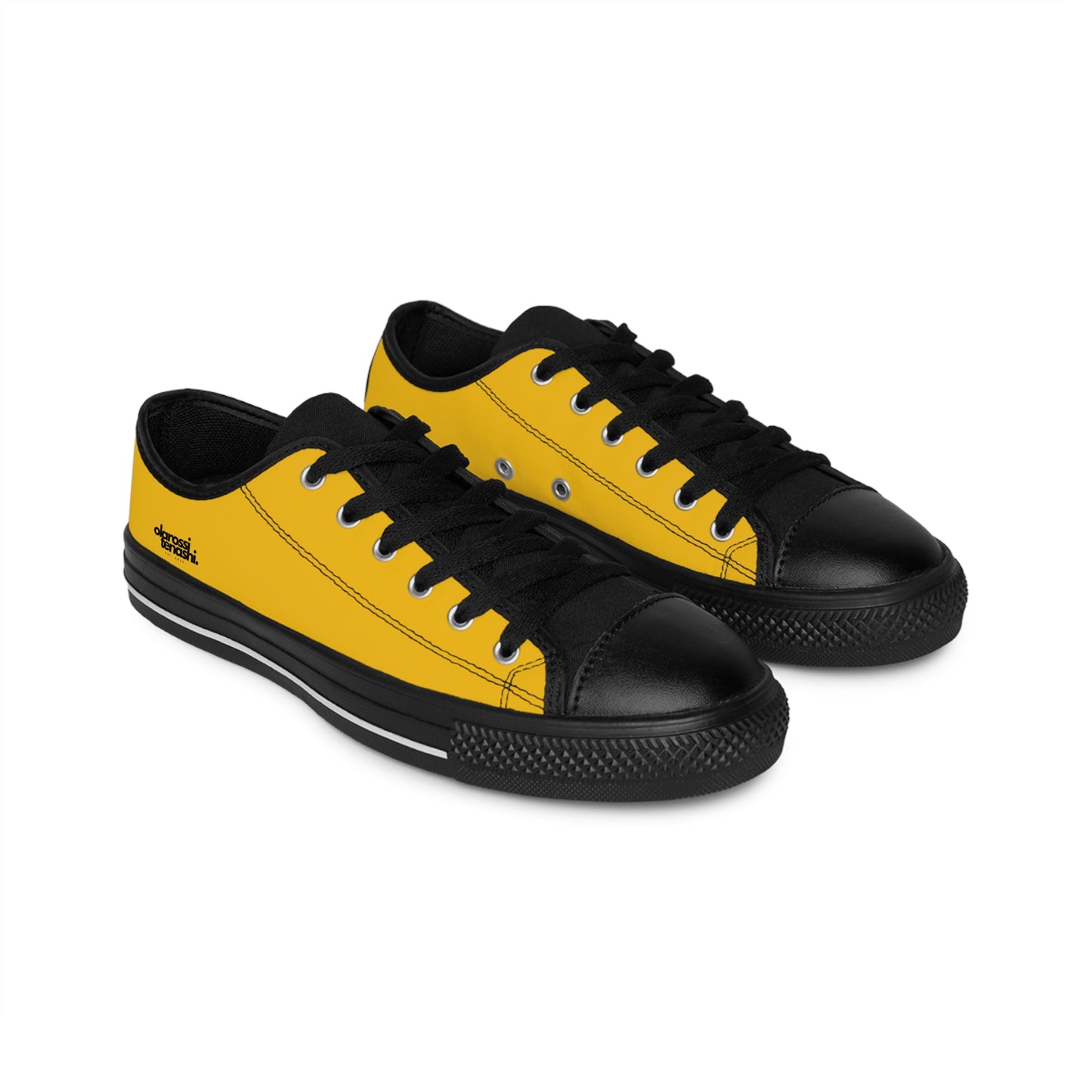 Yellow Black Low Baseball - Sneaker