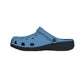 Classic Black and Light Blue - Foam Clogs