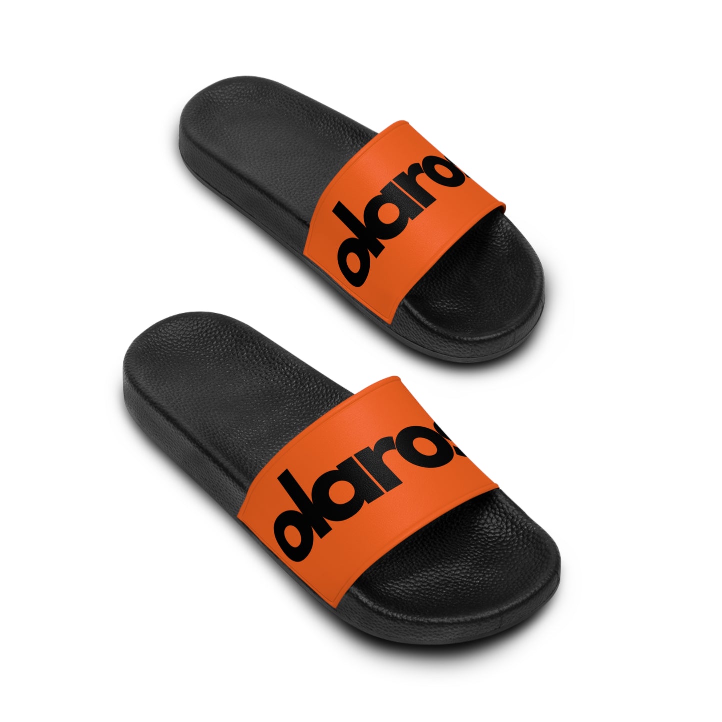 Classic Black and Orange - Slider Sandals