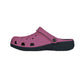 Classic Black and Light Pink - Foam Clogs