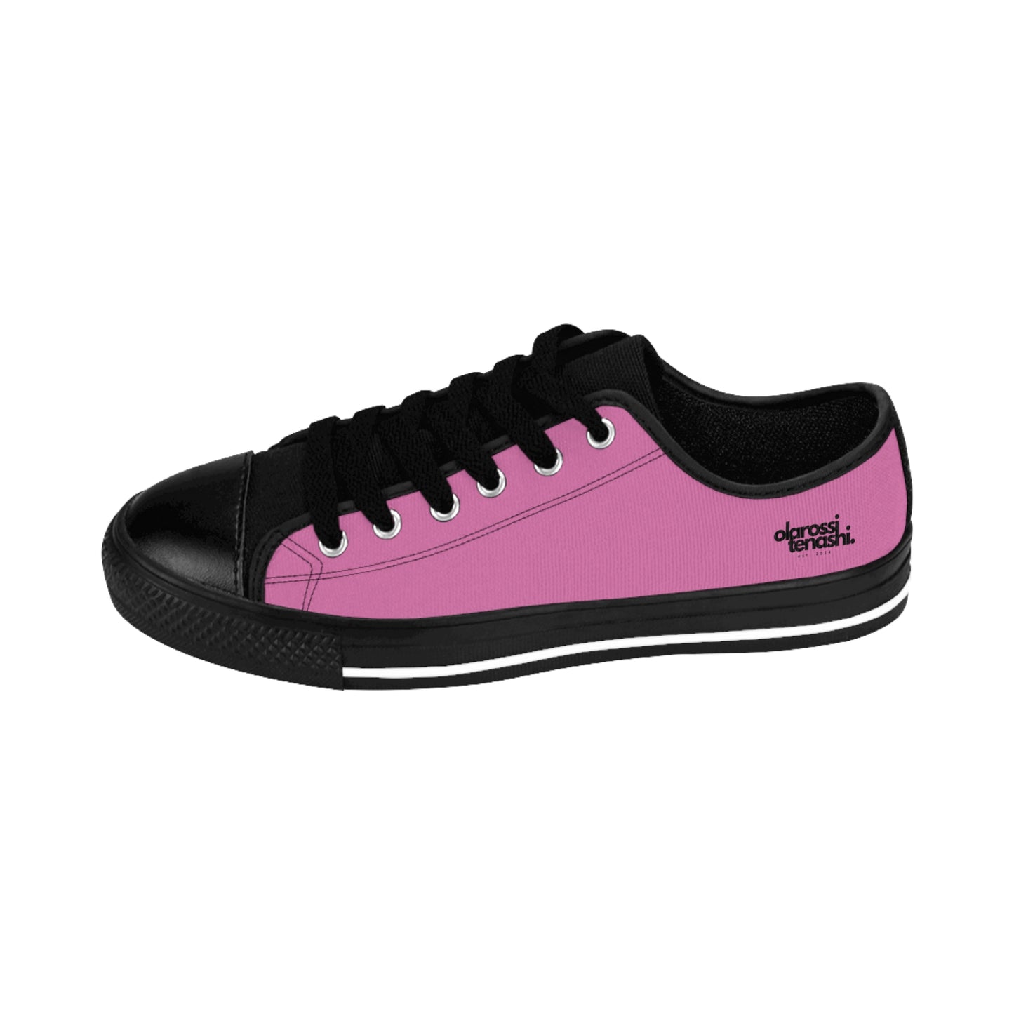 Light Pink Black Low Baseball - Sneaker