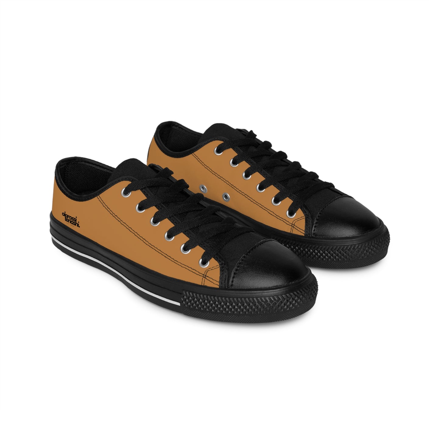 Light Brown Black Low Baseball - Sneaker