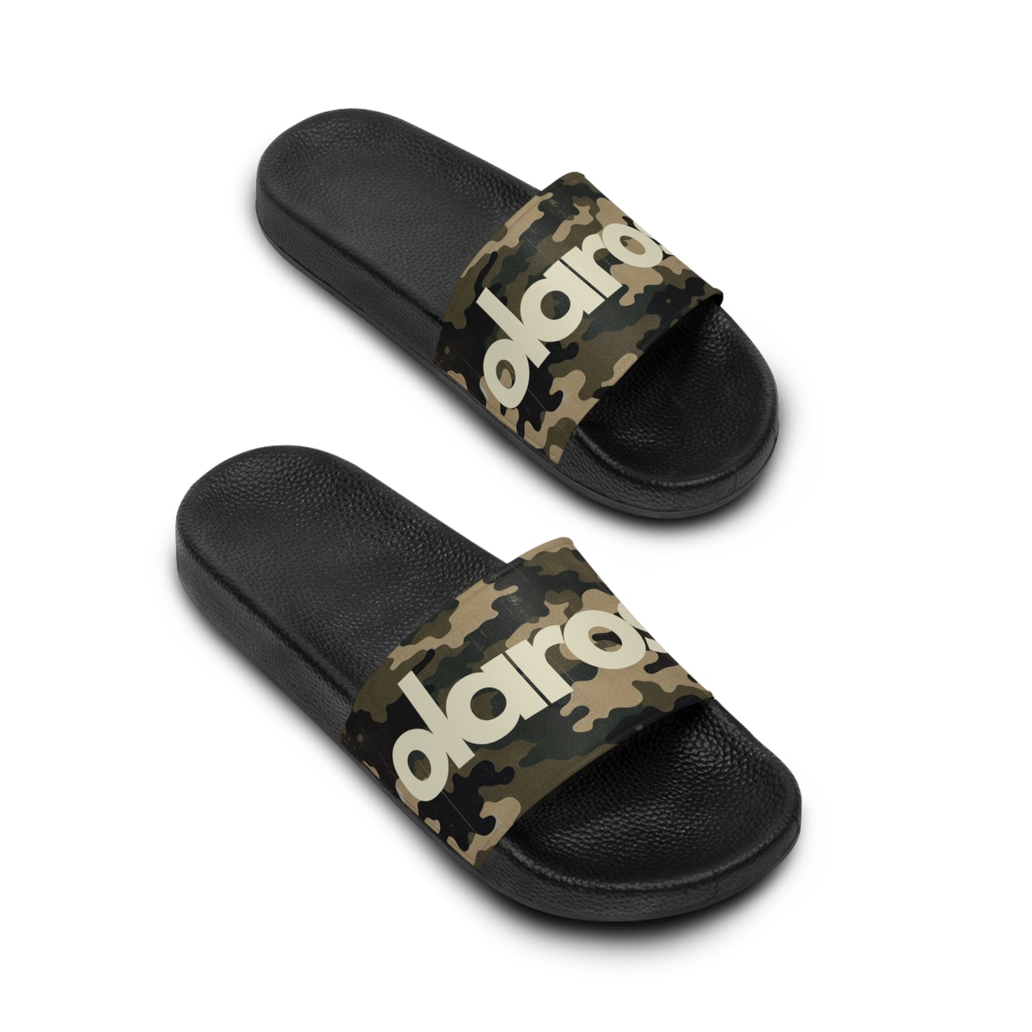 Dark Green Camo - Slider Sandals