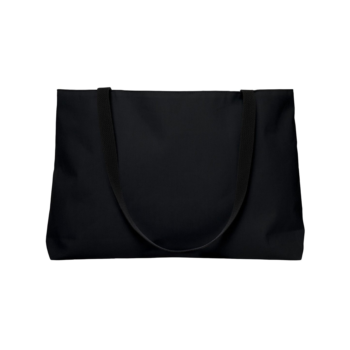 Classic Black and Sand - XL Weekender Tote Bag