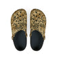 Black and Sand Camo - Foam Clogs