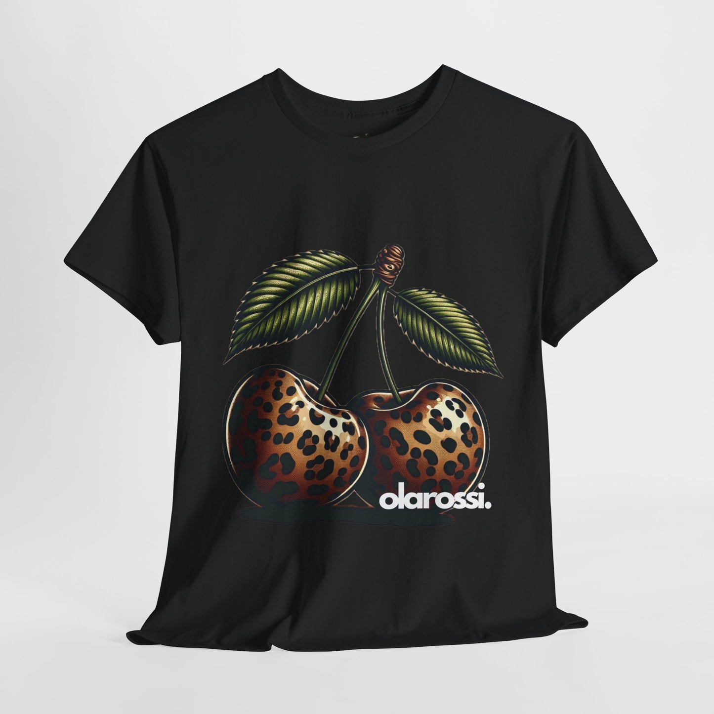 Leopard Print Cherry T-Shirt