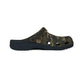 Black and Dark Green Camo - Foam Clogs