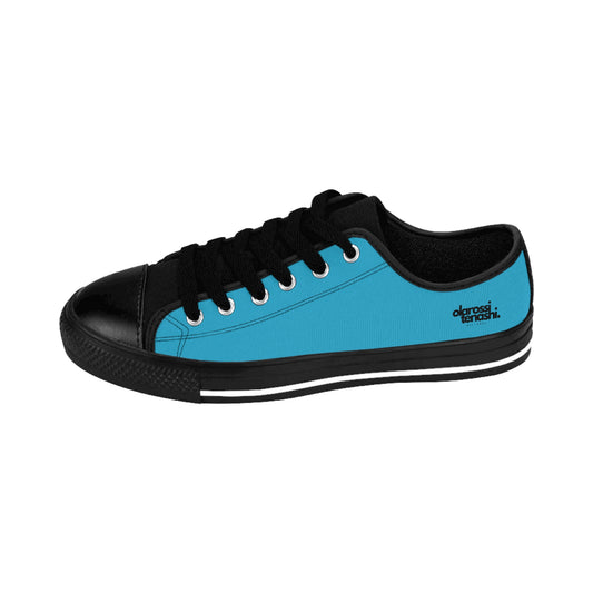 Turquoise Black Low Baseball - Sneaker