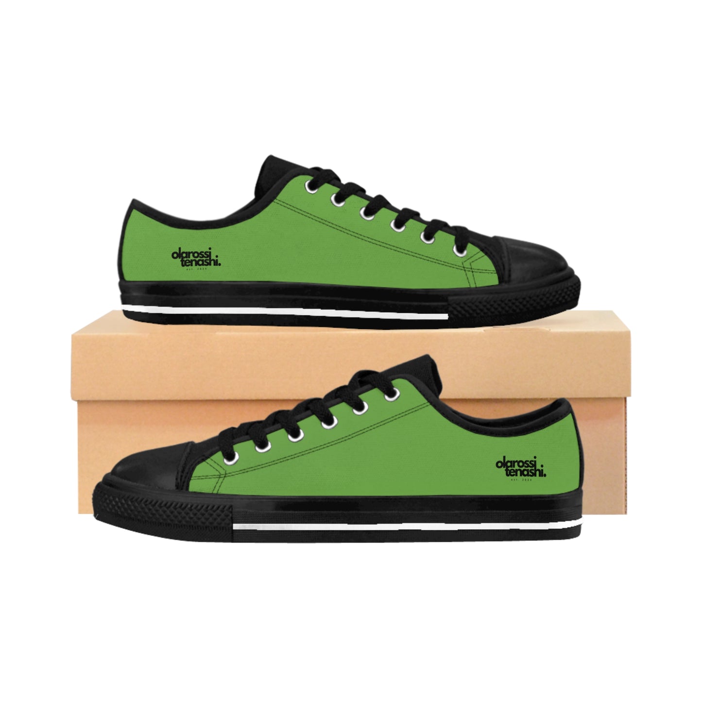 Green Black Low Baseball - Sneaker