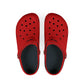 Classic Black and Red - Foam Clogs