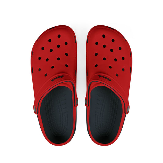 Classic Black and Red - Foam Clogs