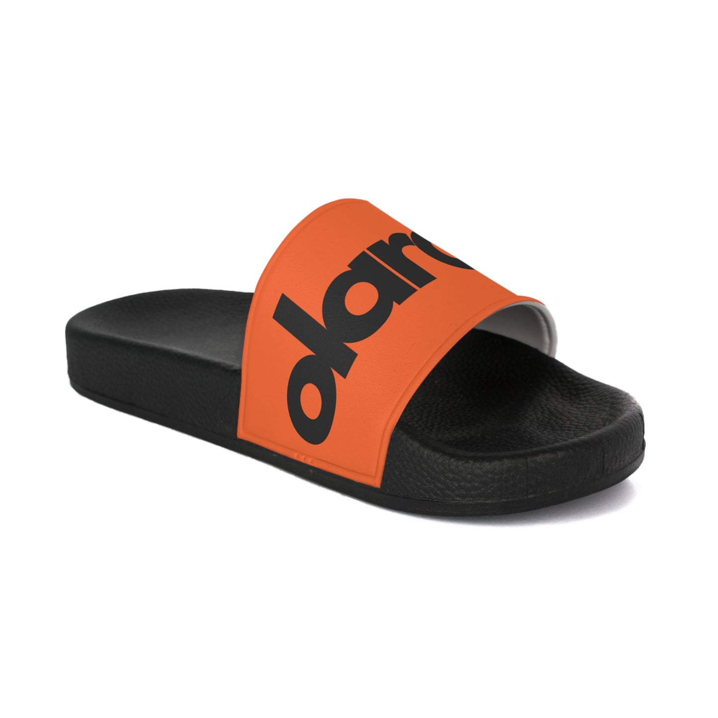 Classic Black and Orange - Slider Sandals