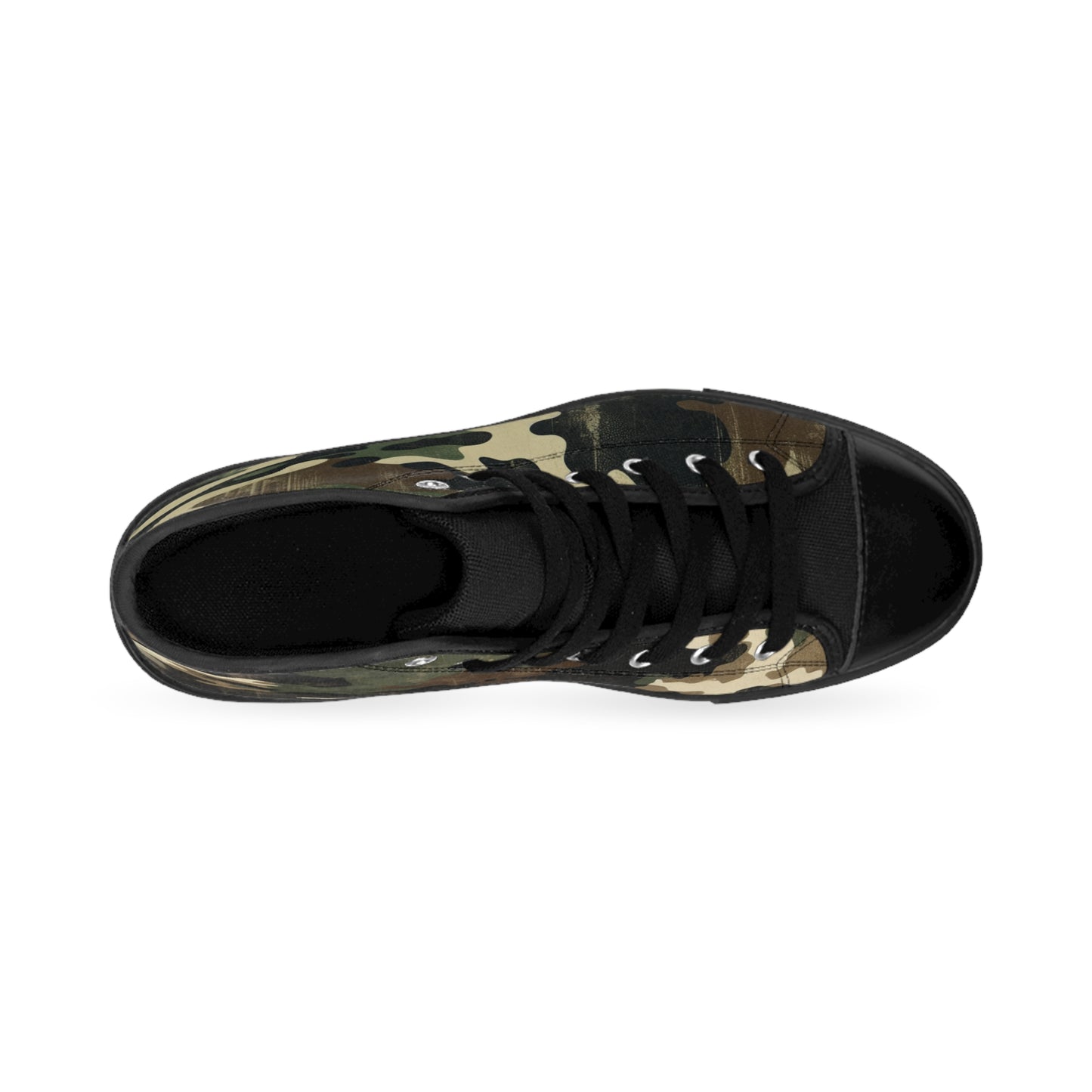 Dark Green Camo - Hi Top Sneaker