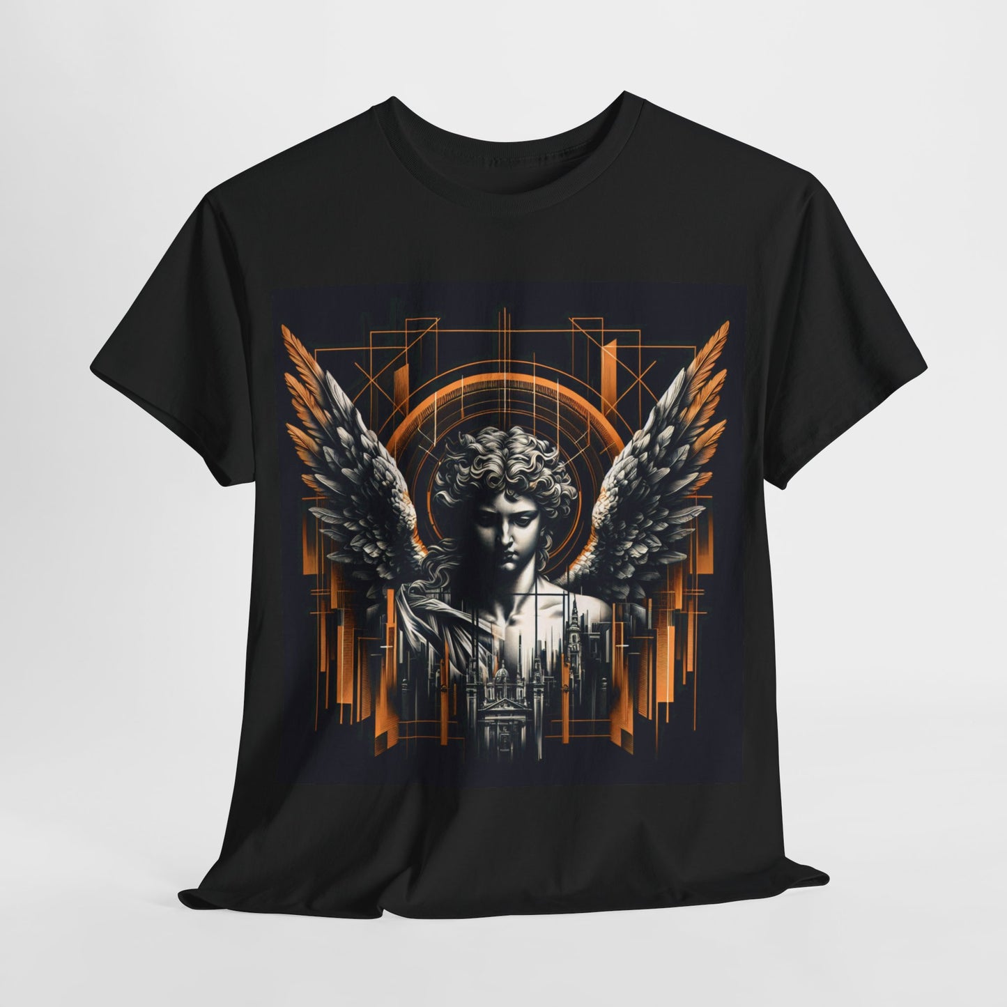 Black/Gold Fallen Angel Front T-Shirt