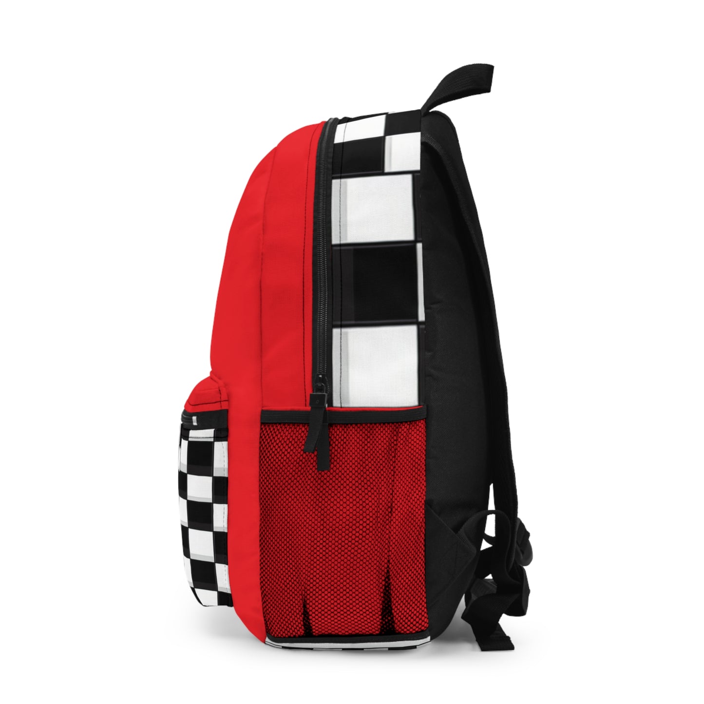 Red Classic with Black/White Check - Backpack