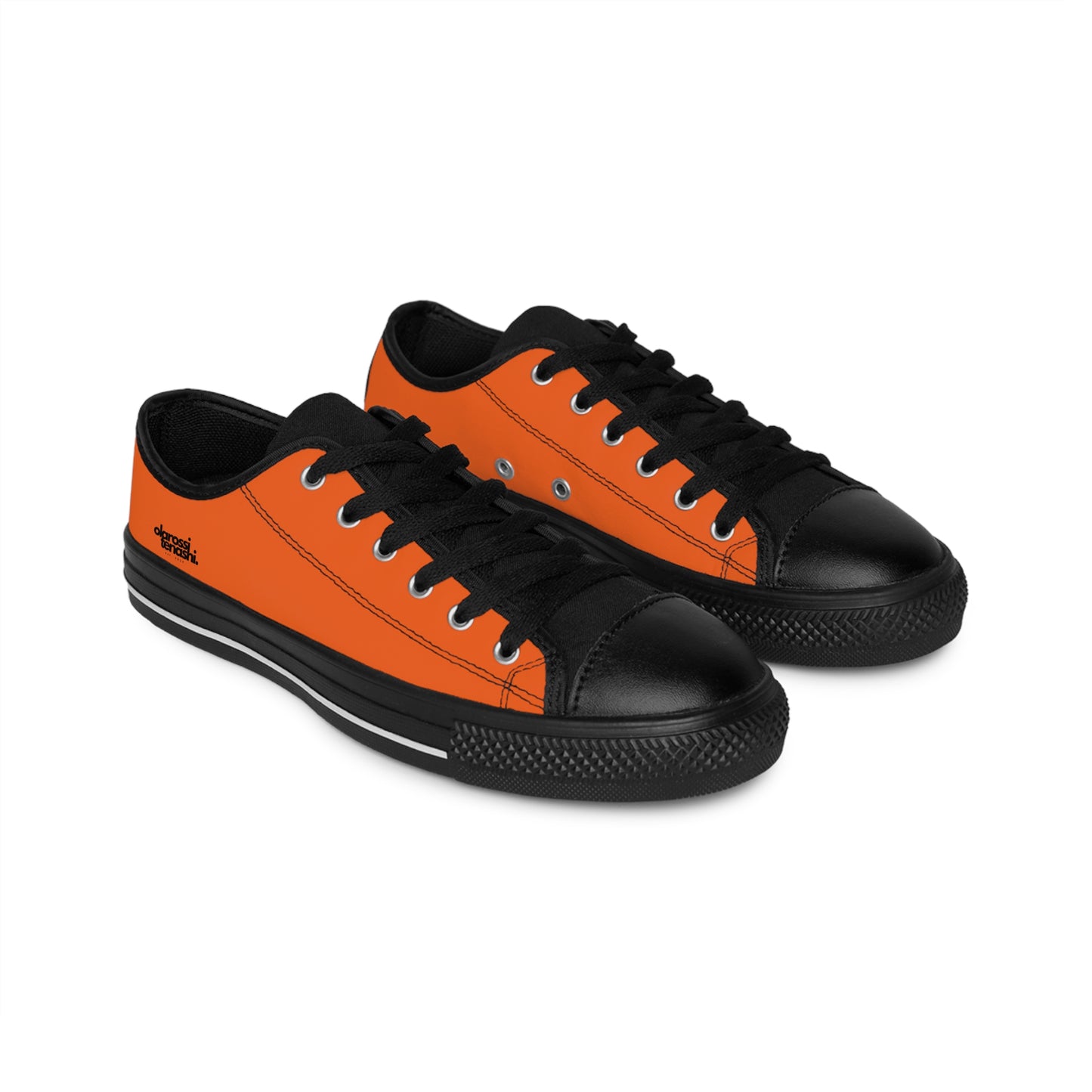 Orange Black Low Baseball - Sneaker