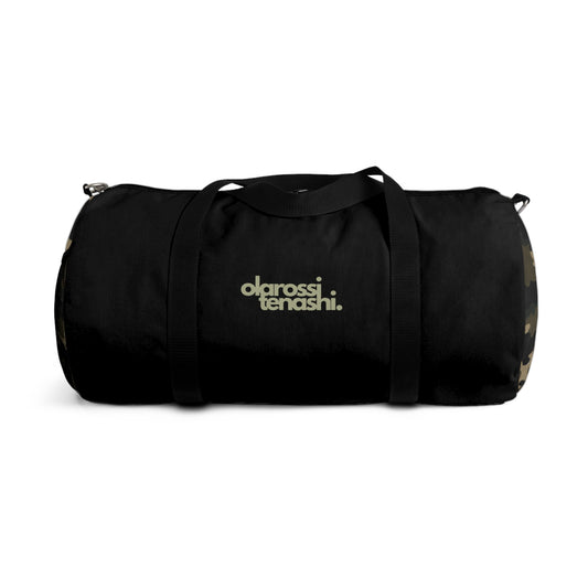 Black and Dark Green Camo - Duffel Bag