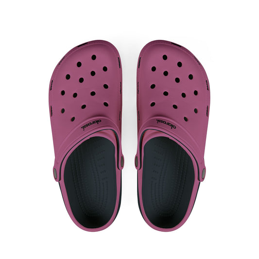 Classic Black and Light Pink - Foam Clogs