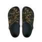 Black and Dark Green Camo - Foam Clogs