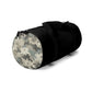 Black and Distressed Grey Camo - Duffel Bag