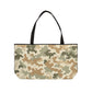 Black and Distressed Sand Camo - XL Weekender Tote Bag