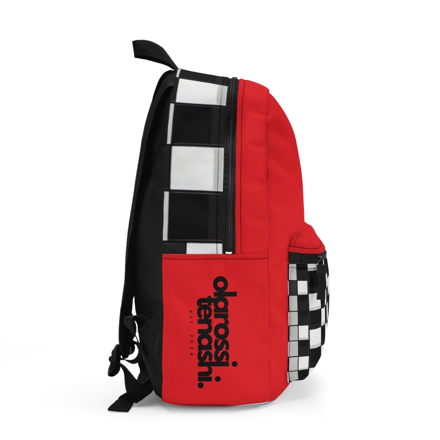 Red Classic with Black/White Check - Backpack