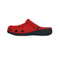 Classic Black and Red - Foam Clogs