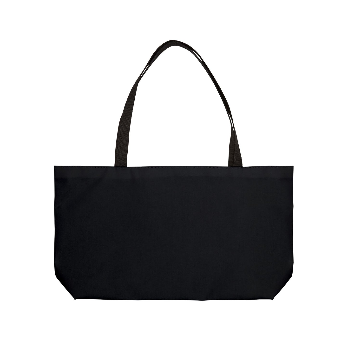 Classic Black and Sand - XL Weekender Tote Bag