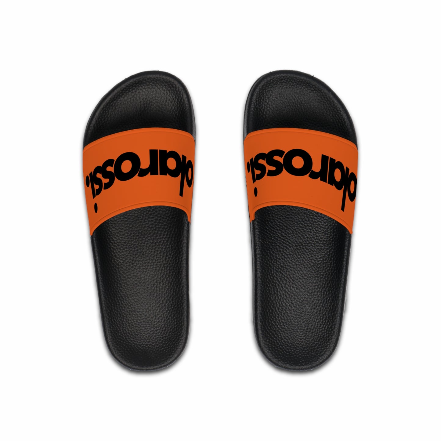 Classic Black and Orange - Slider Sandals