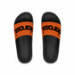 Classic Black and Orange - Slider Sandals