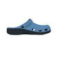 Classic Black and Light Blue - Foam Clogs