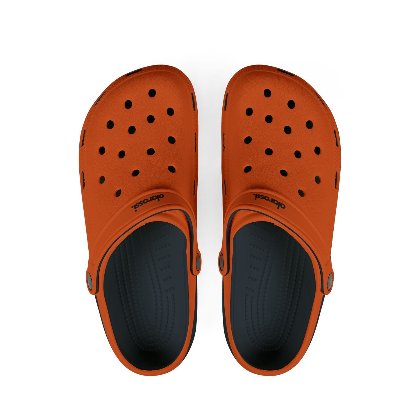 Classic Black and Orange - Foam Clogs