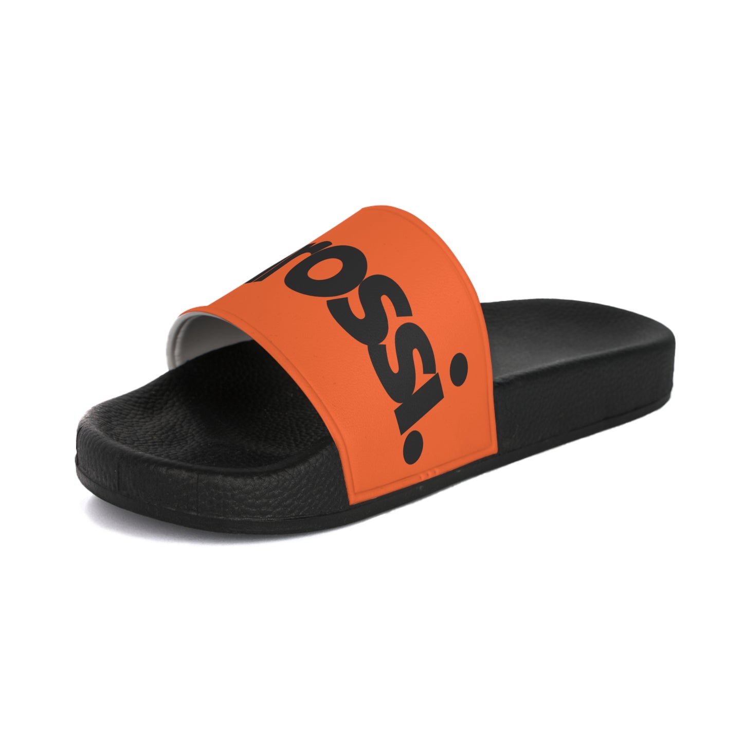 Classic Black and Orange - Slider Sandals