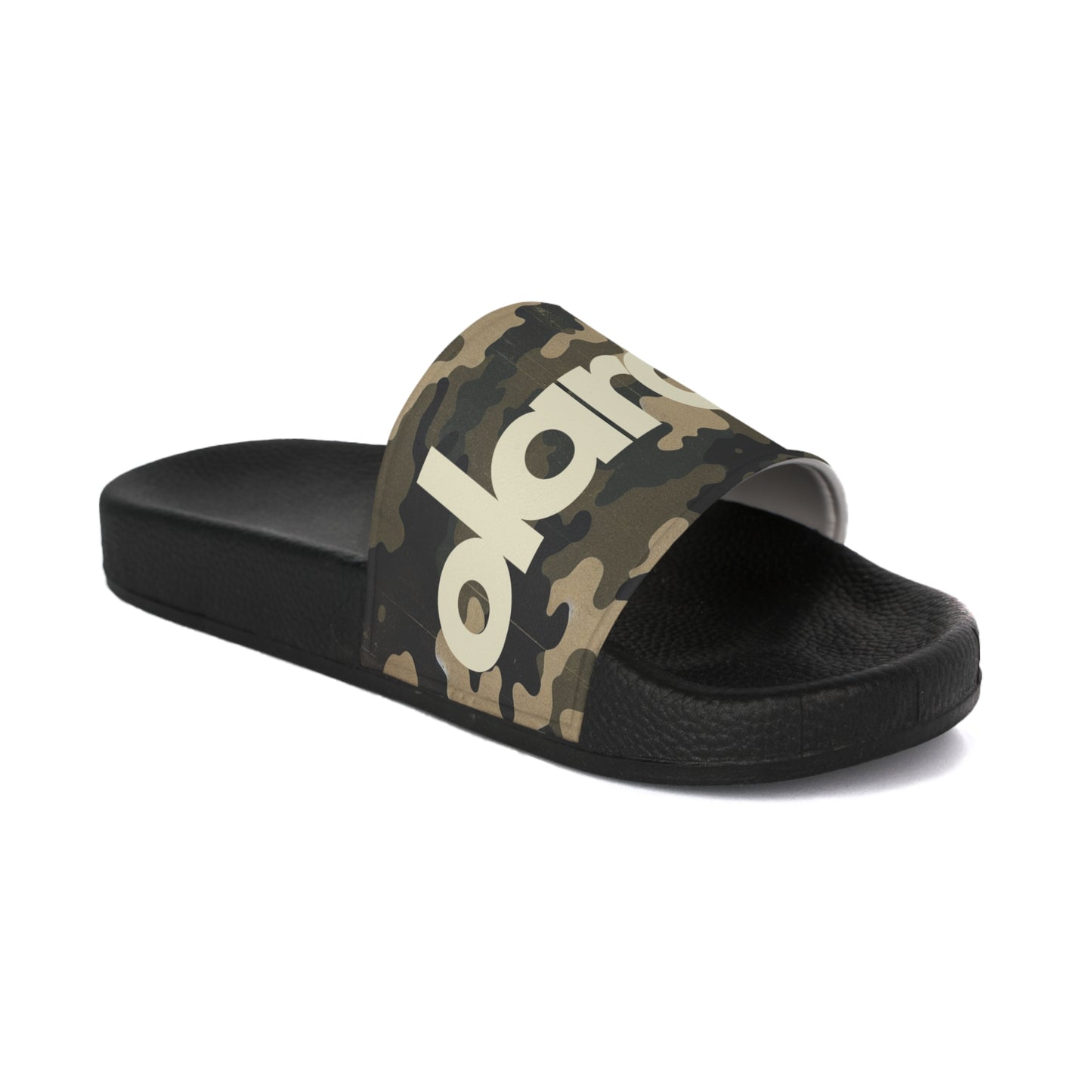 Dark Green Camo - Slider Sandals