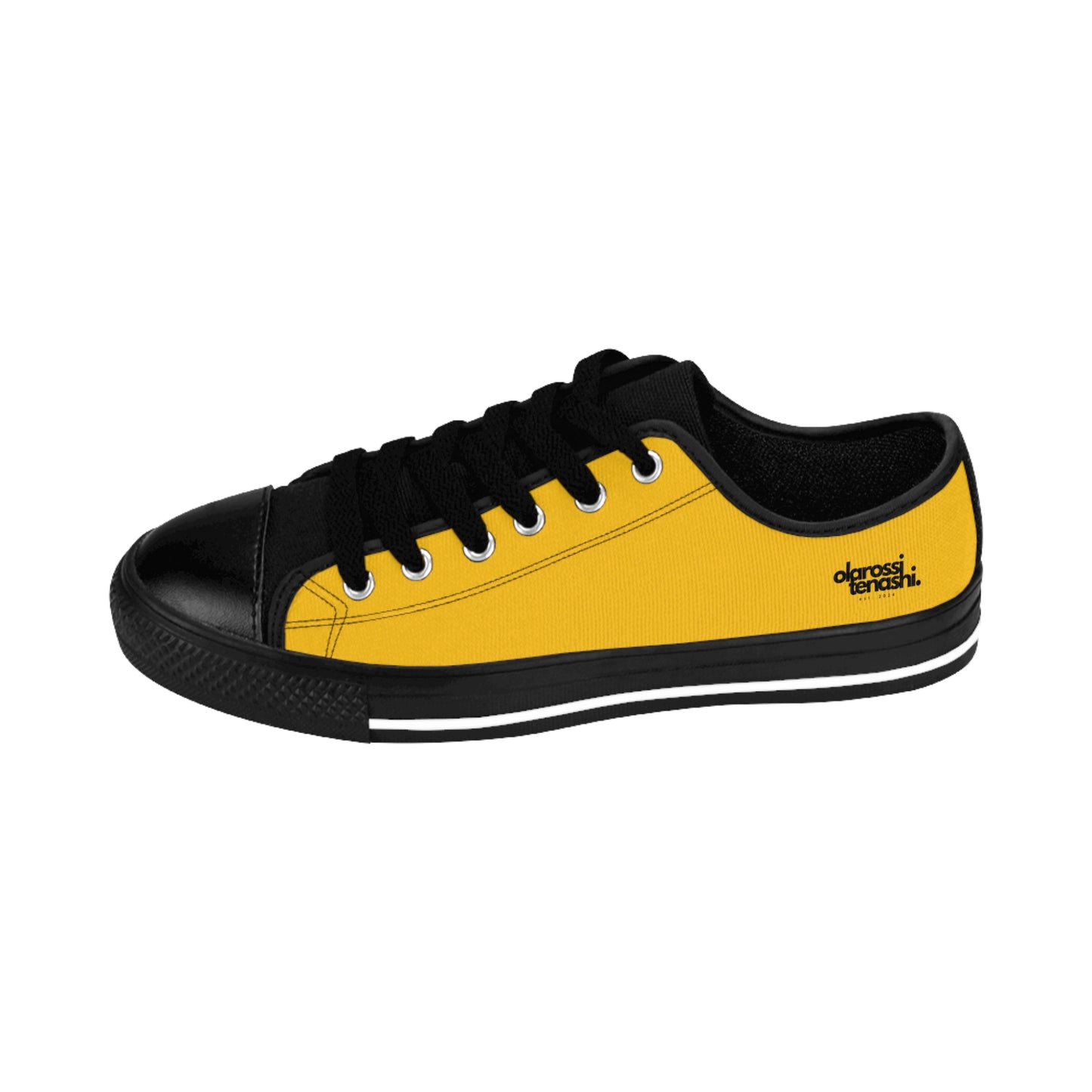 Yellow Black Low Baseball - Sneaker