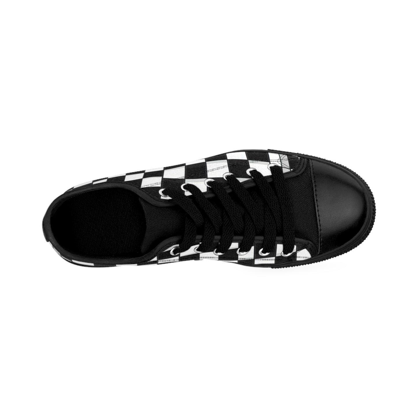 Black and White Mono Check - Sneaker